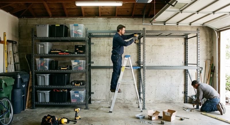 Garage Tool Rack Installation in Frederick, MD