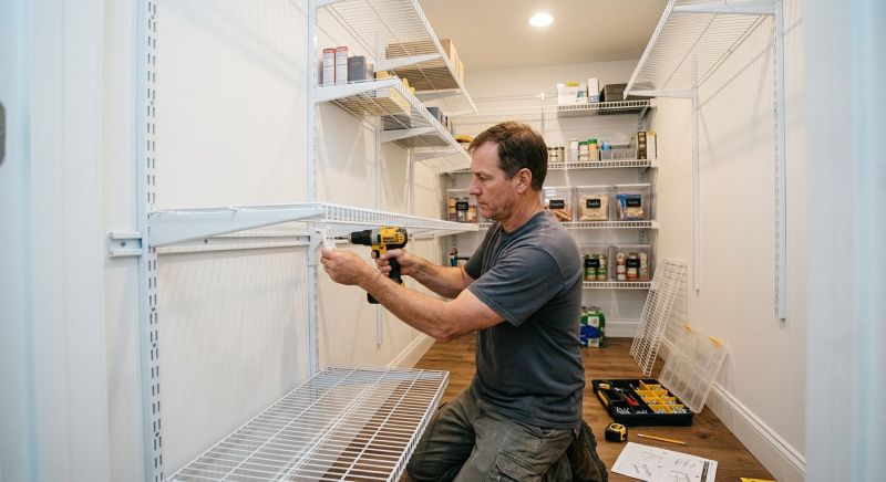 Overhead Shelving Installation in Greensboro, NC